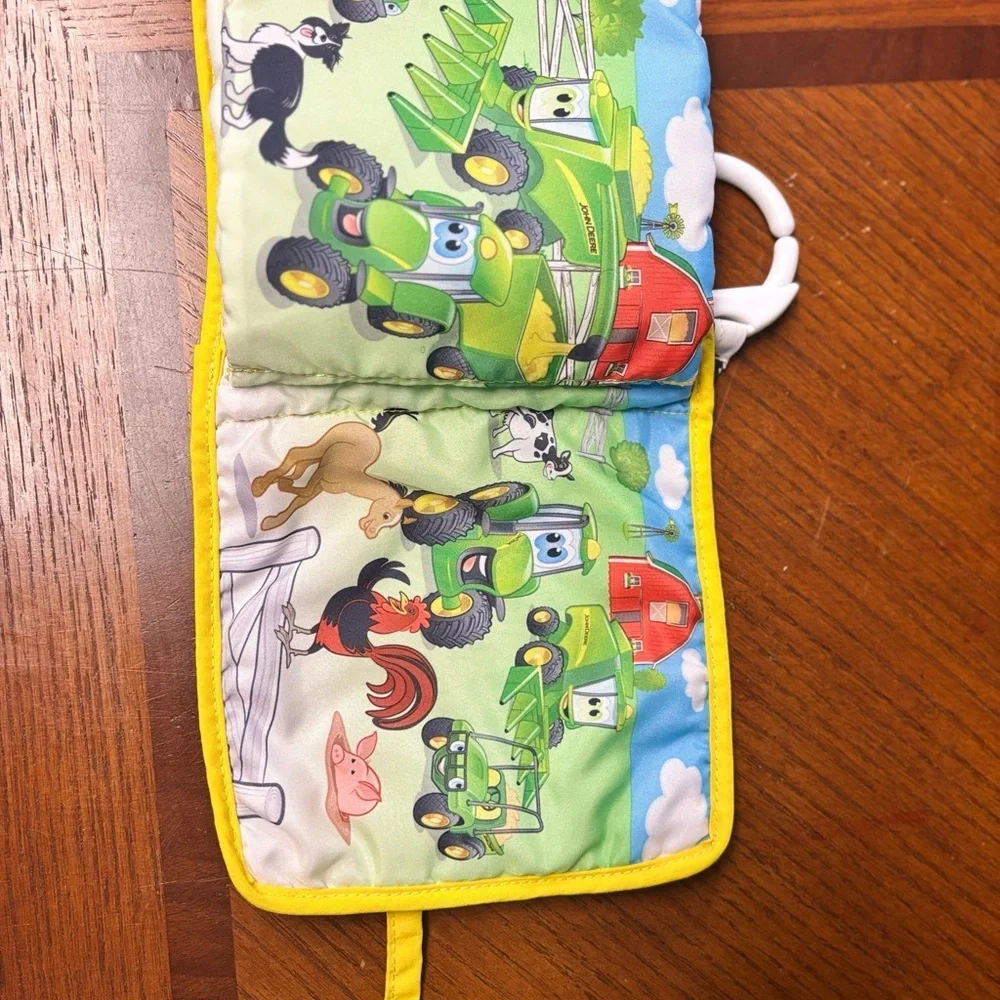 John Deere Baby Book and Rattles Bundle- 4‎ pieces